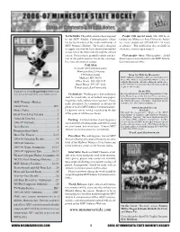 Table of Contents & Media Notes