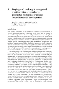 Visual Arts Graduates and Infrastructures for Professional Development