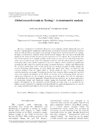 A Scientometric Analysis