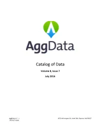 Catalog of Data