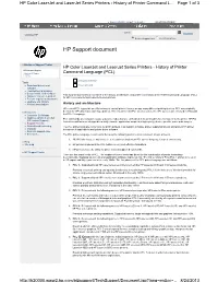 History of PCL.Pdf