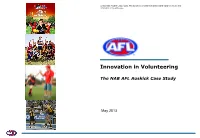 NAB AFL Auskick Case Study