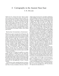 6 · Cartography in the Ancient Near East