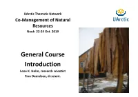 Day 1 Course Introduction, Finn and Lene
