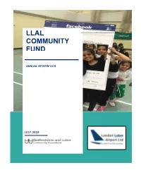 LLAL Community Fund 33 Summary & Feedback About the Work of BLCF 45