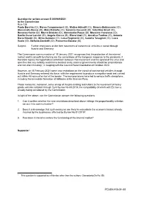 Question for Written Answer