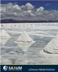 SAXUM Lithium Book