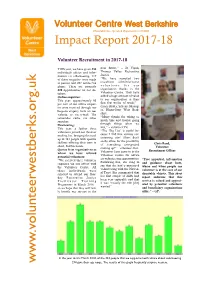Www .Volunteerw Estberks.Org.Uk