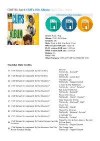 Cliff Richard Cliff's Hit Album Mp3, Flac, Wma