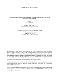 Does Fintech Substitute for Banks? Evidence from the Paycheck Protection Program