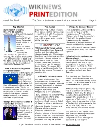 March 20, 2008 the Free-Content News Source That You Can Write! Page 1
