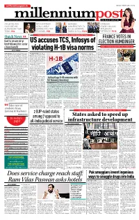US Accuses TCS, Infosys of Violating H-1B Visa Norms