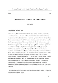 Introduction: “A Refusal to Read”