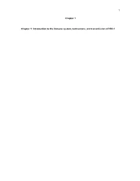 Introduction to the Immune System, Lentivectors, and Transmission of HIV-1
