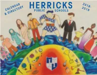 Public Schools 2018- 2019 Calendar & Directory