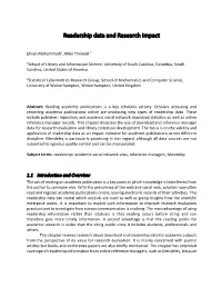 Readership Data and Research Impact