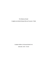 The Holodomor Reader Compiled and Edited by Bohdan Klid And