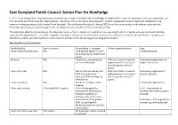 Action Plan for Rowhedge