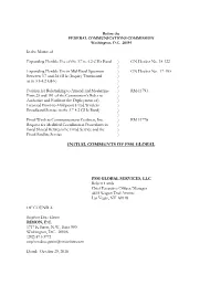 Initial Comments of Pssi Global