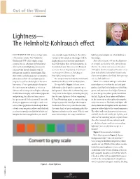 The Helmholtz-Kohlrausch Effect