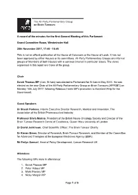 Page 1 of 5 the All-Party Parliamentary Group on Brain
