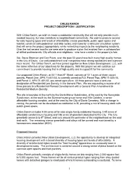 Chiles Ranch Project Description / Justification