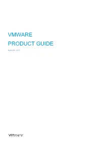 Vmware Product Guide