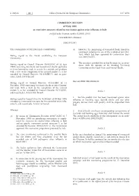 COMMISSION DECISION of 9 July 2002 on Restrictive