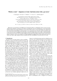 “Phobos Events”—Signatures of Solar Wind Interaction with a Gas Torus?