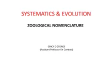 Zoological Nomenclature