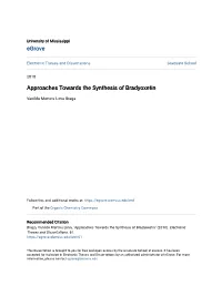 Approaches Towards the Synthesis of Bradyoxetin