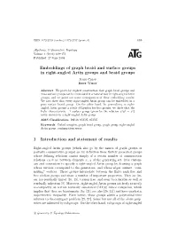 Embeddings of Graph Braid and Surface Groups in Right-Angled Artin Groups and Braid Groups John Crisp Bert Wiest