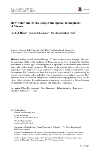 How Water and Its Use Shaped the Spatial Development of Vienna