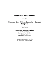 Nomination Requirements