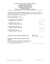 Preliminary Land Use Service (PLUS)