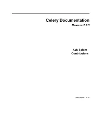 Release 2.5.5 Ask Solem Contributors