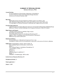 Stefano Schiavon CV Spring 2020 S.Pdf