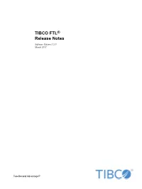 TIBCO FTL® Release Notes