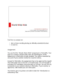 World Wide Web