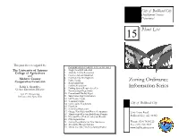 Zoning Ordinance Information Series