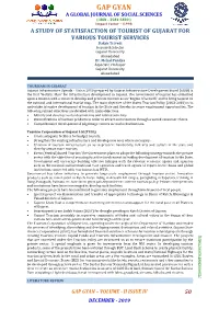 (50-62) a Study of Statisfaction of Tourist Of