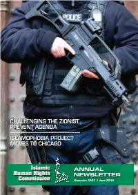 Challenging the Zionist Prevent Agenda