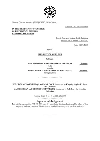 High Court Judgment Template