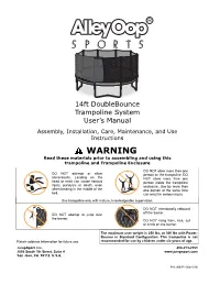 AO 14Ft Doublebounce Trampoline System (INS-P-10064