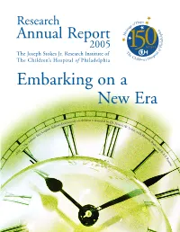Research Institute Annual Report 2005