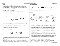 The Olefin Metathesis Reaction