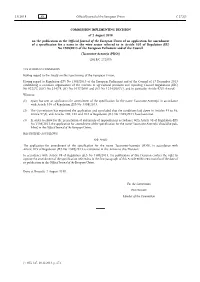 Commission Implementing Decision of 2 August 2018 on the Publication