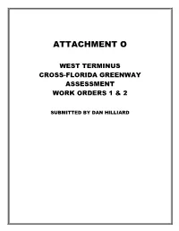 Attachment O: West Terminus Cross-Florida Greenway Assessment Work Orders 1 and 2