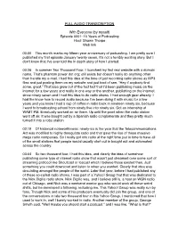 15 Years Edited Transcription