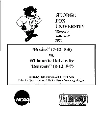 Bruins'' (7 -12, 5-8) Vs. Willamette University "Bearcats" (8-12, 5-7)